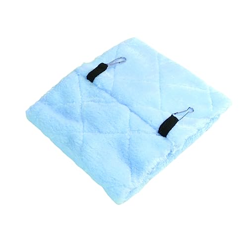 Happyyami Adorable Bird Sleeping Bed Kuschelige Papageienhängematte Aus Weichem Plüsch Warm Und Komfortabel Für Vögel Hängendes Nest Für Käfige Blau von Happyyami