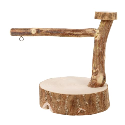 Happyyami Kleiner Vogel Spielstand Für Papageien Natürlicher Holzstand Mit Spielzeug Und Trainingsmöglichkeiten Für Käfige Fensterbänke Und Büros Happyyami Kleiner Vogel Spielstand Für Papageien Natürlicher Holzstand Mit Spielzeug Und Trainingsmöglichkeiten Für Käfige Fensterbänke Und Büros von Happyyami