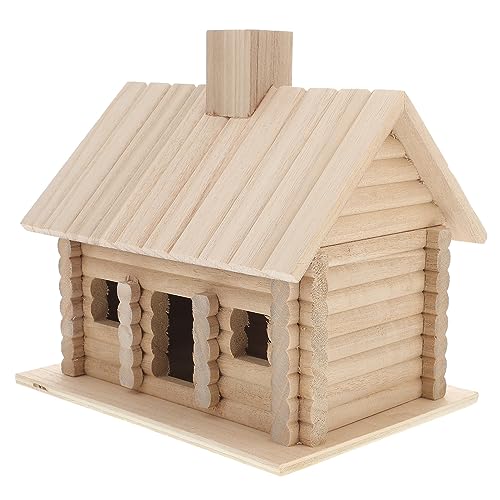Happyyami Vogelhaus Zum Aufhängen Im Außenbereich Vogelhaus Aus Holz Außendekoration Landhausstil Cottage-nistkasten von Happyyami