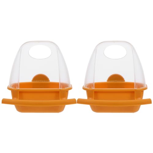 Happyyami 2stücke Futterspender Für Vogelkäfig Aus Robustem Kunststoff Bequemer Hängebehälter Für Futter Und Wasser Für Kleine Haustiere Einfach Zu Montieren Und Vielseitig Einsetzbar Happyyami 2stücke Futterspender Für Vogelkäfig Aus Robustem Kunststoff Bequemer Hängebehälter Für Futter Und Wasser Für Kleine Haustiere Einfach Zu Montieren Und Vielseitig Einsetzbar von Happyyami