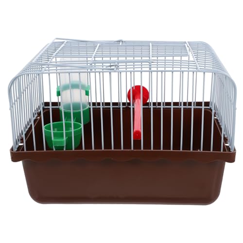 Happyyami Kompakter Vogelkäfig Für Unterwegs Papageien-transportkäfig Mit Futter- Und Wasserspender Robuster Kleintierkäfig von Happyyami
