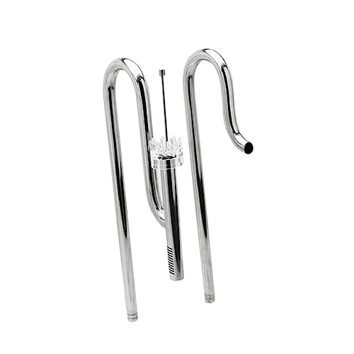 Happyyami Wasser Aquarium zubehör aquariumzubehör Easy to Install Water Pipe Convenient Water Pipe Fish Tank Water Pipe Practical Water Pipe Schwimmbad Teichfilter Fisch Pumps Rohr Silver von Happyyami