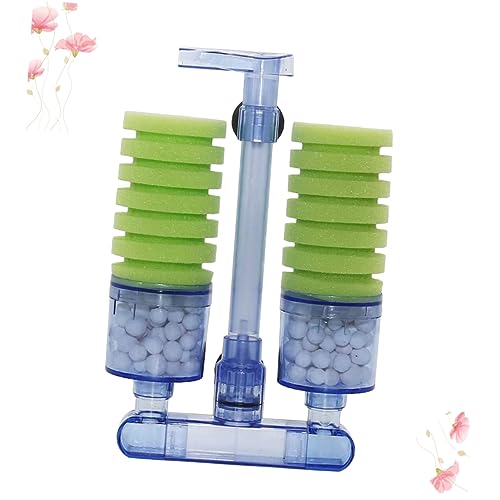 Happyyami Wasser Pneumatischer Biochemischer Tank Aquarium Pumpe Wasserfilter Für Krüge Sieb Krugwasser Doppelter Schwamm Schwammfilter Fischglas Filterschwamm An Der Wand Montiert Happyyami Wasser Pneumatischer Biochemischer Tank Aquarium Pumpe Wasserfilter Für Krüge Sieb Krugwasser Doppelter Schwamm Schwammfilter Fischglas Filterschwamm An Der Wand Montiert von Happyyami