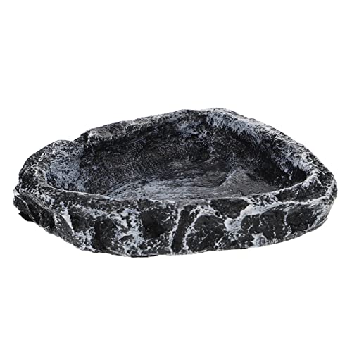 Happyyami Resin Tortoise Feeding Basin Wassernapf Für Reptilien Langlebige Futterschale Für Schildkröten Eidechsen Spinnen Dekorative Terrarien-Accessoires Sicheres Wasserbehältnis Happyyami Resin Tortoise Feeding Basin Wassernapf Für Reptilien Langlebige Futterschale Für Schildkröten Eidechsen Spinnen Dekorative Terrarien-Accessoires Sicheres Wasserbehältnis von Happyyami
