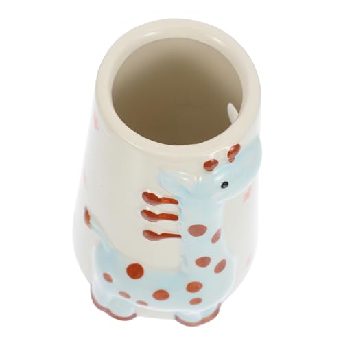 Happyyami Trinkflasche Für Hamster Keramik-Halterung Hamster-wasserflaschenhalterung Cartoon-giraffenform Einfach Zu Handhaben Bequem Und Praktisch von Happyyami