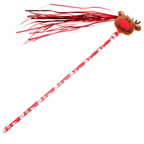 Happyyami Reindeer Cat Teaser Interaktives Spielzeug Für Katzen Weihnachtsdesign Sicheres Material Fördert Und Spielspaß Für Katzen Und Kätzchen von Happyyami