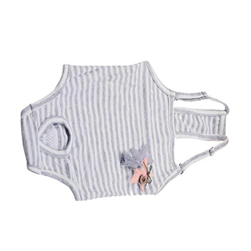 Happyyami Bequeme Windelhöschen Für Hunde Mit Hosenträgern Für Weibliche Welpen. Weiches Material Saugfähig Und Atmungsaktiv. Happyyami Bequeme Windelhöschen Für Hunde Mit Hosenträgern Für Weibliche Welpen. Weiches Material Saugfähig Und Atmungsaktiv. von Happyyami