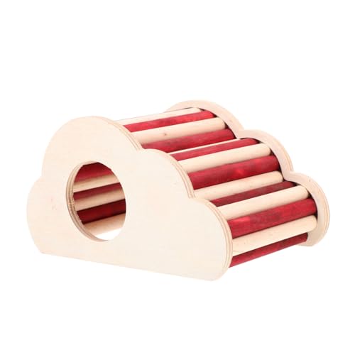 Happyyami Luxus Holz Chinchilla Hideout Hamster Treppe Dach Sicheres Haustier Zubehör Happyyami Luxus Holz Chinchilla Hideout Hamster Treppe Dach Sicheres Haustier Zubehör von Happyyami