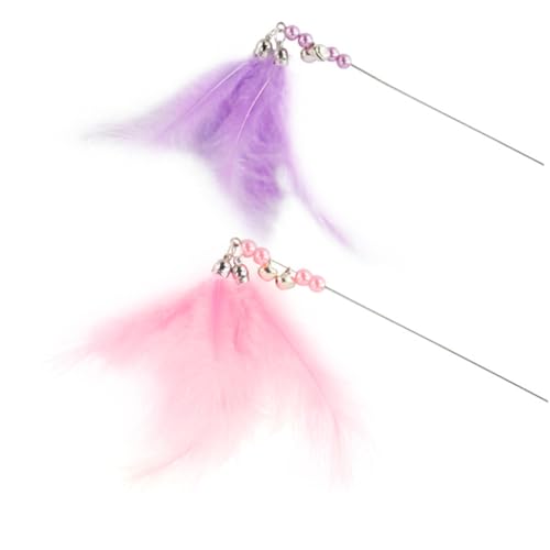 Happyyami Katzenangel Spielzeug Mit Glöckchen Interaktives Katzenspielzeug Für Stundenlangen Spielspaß Und Bewegung Um Vertrauen Und Bindung Zwischen Ihnen Und Ihrer Katze Zu Fördern von Happyyami