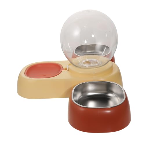 Happyyami Haustier-wasserspender Orange Doppelschüssel Automatischer Katzenwasserspender Abnehmbares Design Happyyami Haustier-wasserspender Orange Doppelschüssel Automatischer Katzenwasserspender Abnehmbares Design von Happyyami