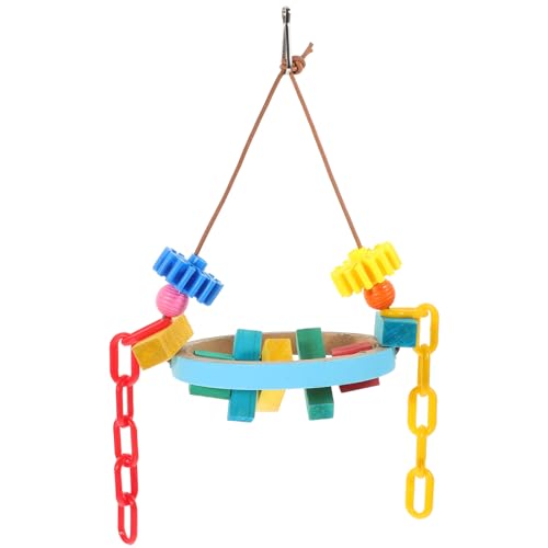 Happyyami Papageien Spielzeug Zum Kauen Für Vogelkäfige Bunte Ringe Zum Hängen Für Wellensittiche Und Andere Vögel Zur Beschäftigung Schreddern von Happyyami