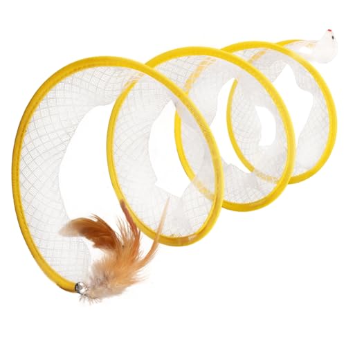 Happyyami Form Katzen Tunnel Spielzeug Für Katzen Aus Strapazierfähigem Material Für Interaktive Und Unabhängige Spielzeit Mit Und Federn Happyyami Form Katzen Tunnel Spielzeug Für Katzen Aus Strapazierfähigem Material Für Interaktive Und Unabhängige Spielzeit Mit Und Federn von Happyyami