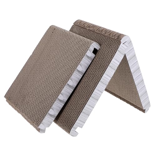 Happyyami Zusammenklappbarer Kratzbaum Für Katzen Katzenkratzer Kratzbäume Für Wohnungskatzen Vertikales Kratzbrett Für Katzen Dreieckiges Katzenkratzbrett Eckkratzer Für Katzen Wellpapier Happyyami Zusammenklappbarer Kratzbaum Für Katzen Katzenkratzer Kratzbäume Für Wohnungskatzen Vertikales Kratzbrett Für Katzen Dreieckiges Katzenkratzbrett Eckkratzer Für Katzen Wellpapier von Happyyami