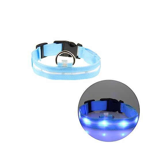 Happyyami beleuchteter Kragen blinkendes Haustierhalsband Haustierhalsband aus Nylon Campinghalsband Hundehalsband maschendraht LED-Haustierhalsband Blitz Lichtleiste Happyyami beleuchteter Kragen blinkendes Haustierhalsband Haustierhalsband aus Nylon Campinghalsband Hundehalsband maschendraht LED-Haustierhalsband Blitz Lichtleiste von Happyyami