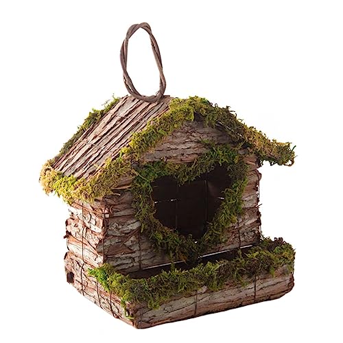 Happyyami Hängendes Vogelhaus Aus Holz Kreatives Vogelnest Für Kleine Vögel Wetterfest Robust Und Langlebig Für Outdoor-Einsatz Im Garten Oder Dem Balkon Happyyami Hängendes Vogelhaus Aus Holz Kreatives Vogelnest Für Kleine Vögel Wetterfest Robust Und Langlebig Für Outdoor-Einsatz Im Garten Oder Dem Balkon von Happyyami