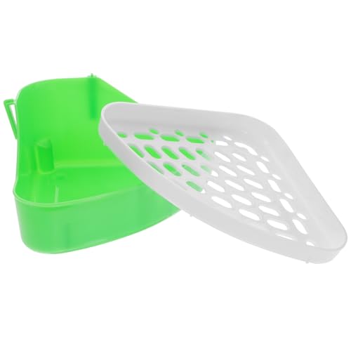 Happyyami Kleintier Ecktoilette Für Hamster Meerschweinchen Und Kaninchen Wasserdichtes Leicht Zu Reinigendes Design Mit Abgerundeten Kanten Für Sicheren Im Käfig Grün Happyyami Kleintier Ecktoilette Für Hamster Meerschweinchen Und Kaninchen Wasserdichtes Leicht Zu Reinigendes Design Mit Abgerundeten Kanten Für Sicheren Im Käfig Grün von Happyyami