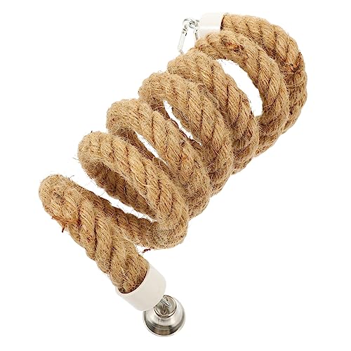 Happyyami hängendes Seilspielzeug vogelkäfig zubehör vogelzubehör für käfig Vogel stehendes Seil Papagei stehendes Seil Spielzeuge Bungee Seil Vogelstange Seil Papagei Schaukelseil Spiral- Happyyami hängendes Seilspielzeug vogelkäfig zubehör vogelzubehör für käfig Vogel stehendes Seil Papagei stehendes Seil Spielzeuge Bungee Seil Vogelstange Seil Papagei Schaukelseil Spiral- von Happyyami