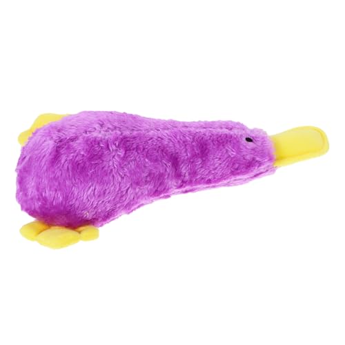 Happyyami Squeaky Dog Toy Plüschspielzeug Entenform Für Zahnpflege Langlebig Und Leicht Zu Reinigen Für Kleine Und Mittelgroße Hunde von Happyyami
