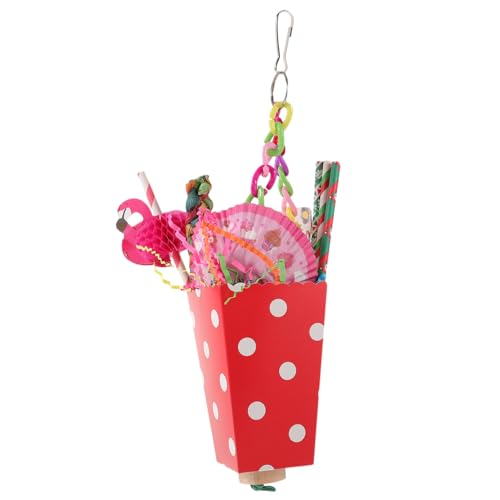 Happyyami Kauspielzeug Für Papageien Hängespielzeug Für Vögel Snack-Eimer Für Sittiche Dekospielzeug Für Vogelkäfige Und Safe Happyyami Kauspielzeug Für Papageien Hängespielzeug Für Vögel Snack-Eimer Für Sittiche Dekospielzeug Für Vogelkäfige Und Safe von Happyyami