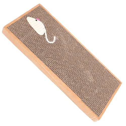 Happyyami Kratzbrett Für Katzen Im Innenbereich Kratzbrett Für Kätzchen Spielmatte Stabiles Wellpapier Kratzbaum Spielzeug Happyyami Kratzbrett Für Katzen Im Innenbereich Kratzbrett Für Kätzchen Spielmatte Stabiles Wellpapier Kratzbaum Spielzeug von Happyyami