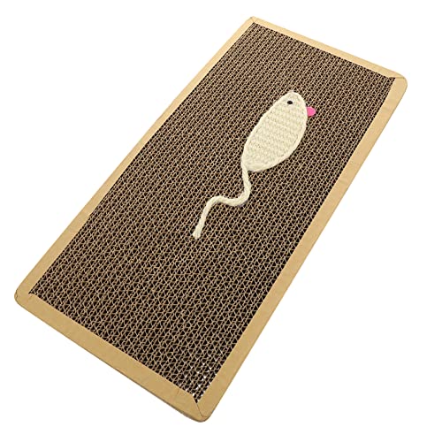 Happyyami Katze Kratzbrett Aus Wellpappe Langlebiges Katzenmöbel Kratzgewohnheiten Für Kätzchen Und Erwachsene Katzen Schützt Möbel Und Teppiche Happyyami Katze Kratzbrett Aus Wellpappe Langlebiges Katzenmöbel Kratzgewohnheiten Für Kätzchen Und Erwachsene Katzen Schützt Möbel Und Teppiche von Happyyami