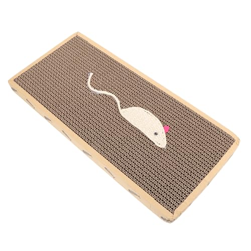 Happyyami Katze Kratzbrett Aus Wellpappe Multifunktionale Kratzmatte Zum Krallenreiben Und Spielen Schont Möbel Und Destruktives Verhalten Und Stabil Für Stundenlangen Spaß Happyyami Katze Kratzbrett Aus Wellpappe Multifunktionale Kratzmatte Zum Krallenreiben Und Spielen Schont Möbel Und Destruktives Verhalten Und Stabil Für Stundenlangen Spaß von Happyyami