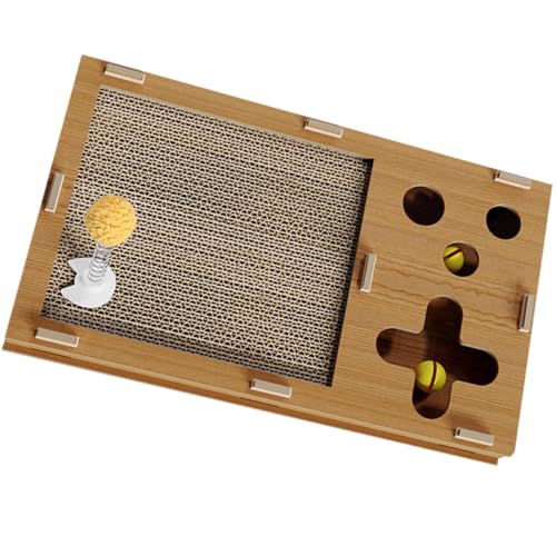 Happyyami Kratzbaum Für Katzen Katzenkratzbrett Für Kätzchen Katzenspielzeug Kratzpad Lustiges Kratzbrett Haustier-kratzbaum Happyyami Kratzbaum Für Katzen Katzenkratzbrett Für Kätzchen Katzenspielzeug Kratzpad Lustiges Kratzbrett Haustier-kratzbaum von Happyyami