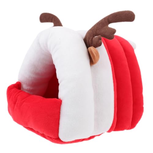 Happyyami Hamster Winterversteck Im Rentierdesign Kuscheliges Schlafhaus Für Kleine Tiere Für Weihnachten Gemütlicher Rückzugsort Für Hamster Und Chinchillas Happyyami Hamster Winterversteck Im Rentierdesign Kuscheliges Schlafhaus Für Kleine Tiere Für Weihnachten Gemütlicher Rückzugsort Für Hamster Und Chinchillas von Happyyami