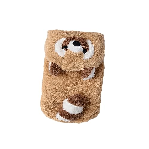 Happyyami Raccoon-förmige Hundekleidung Aus Baumwolle Bezaubernde Pet-Hoodies Für Hunde Für Tägliche Aktivitäten Und Feste Warm Und Bequem Perfektes Accessoire Für Hundeporträts von Happyyami
