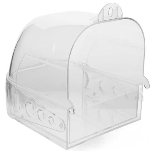 Happyyami Papagei Bad Für Käfig Vogel Feeder Schublade Hängen Badewanne Pet Box Abs Material von Happyyami