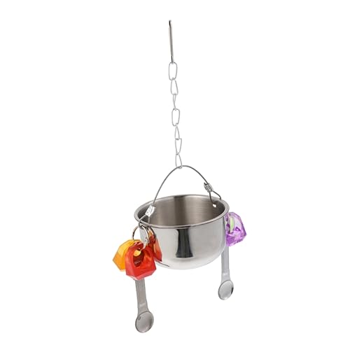 Happyyami Hängender Futternapf Für Papageien Robuster Wasser Und Futterbecher Mit Schwenkmechanismus Für Käfige Gärten Und Terrassen Edelstahl Rostfrei Und Geruchsneutral Happyyami Hängender Futternapf Für Papageien Robuster Wasser Und Futterbecher Mit Schwenkmechanismus Für Käfige Gärten Und Terrassen Edelstahl Rostfrei Und Geruchsneutral von Happyyami