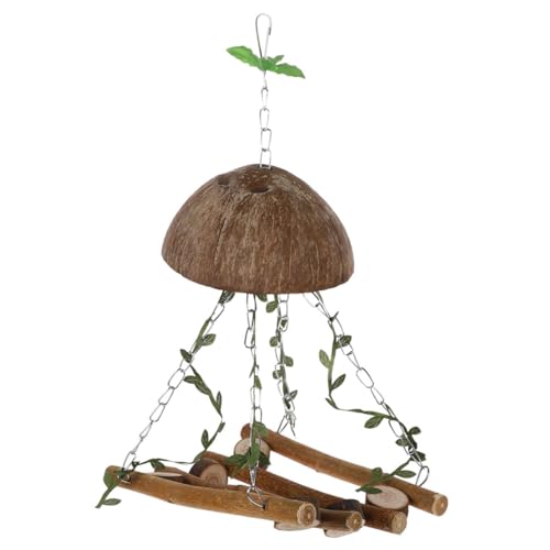 Happyyami Vogel Papagei Schaukel Spielzeug Natürliche Holz Hängen Barsch Sittich Schaukel Spielzeug für Käfig Decor Spielen Happyyami Vogel Papagei Schaukel Spielzeug Natürliche Holz Hängen Barsch Sittich Schaukel Spielzeug für Käfig Decor Spielen von Happyyami