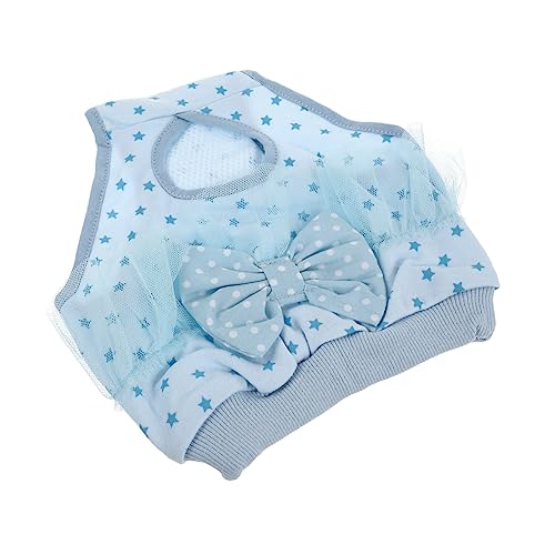 Happyyami Pet Diaper Für Hündinnen Waschbare Atmungsaktive Baumwoll-hygienepants Für Welpen Süßes Design Für Wärmeperiode von Happyyami