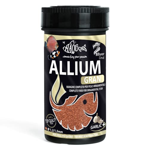 Haquoss Allium Gran Granulatfutter mit Knoblauch für Diskus 250 ml/137 gr von Haquoss