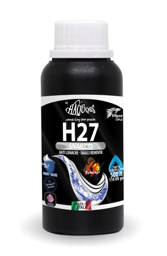 Haquoss H27 Snailcid Natürliches Hilfsmittel zur Wasserreinigung, 100 ml von Haquoss