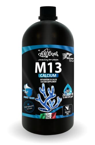 Haquoss M13 Calcium Calcium Konzentrat für Barriere Aquarien, 1000 ml von Haquoss