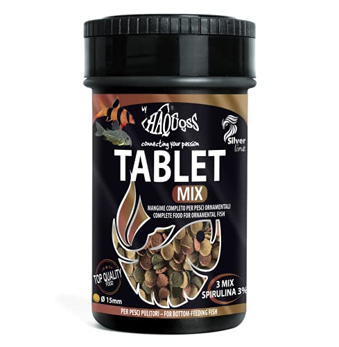 Haquoss Tablettenmix sinkendes Futter für Grundfische 100 ml/44 g von Haquoss