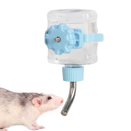 HardcorePet Chinchilla Cage Wasserflasche, tropffreier Trinkspender für Papageien, Mäuse, Rennmäuse, Edelstahl-Kugelauslauf, hängende Kunststoff-Wasserflasche für Kaninchen und Meerschweinchen (Blau, HardcorePet Chinchilla Cage Wasserflasche, tropffreier Trinkspender für Papageien, Mäuse, Rennmäuse, Edelstahl-Kugelauslauf, hängende Kunststoff-Wasserflasche für Kaninchen und Meerschweinchen (Blau, von HardcorePet