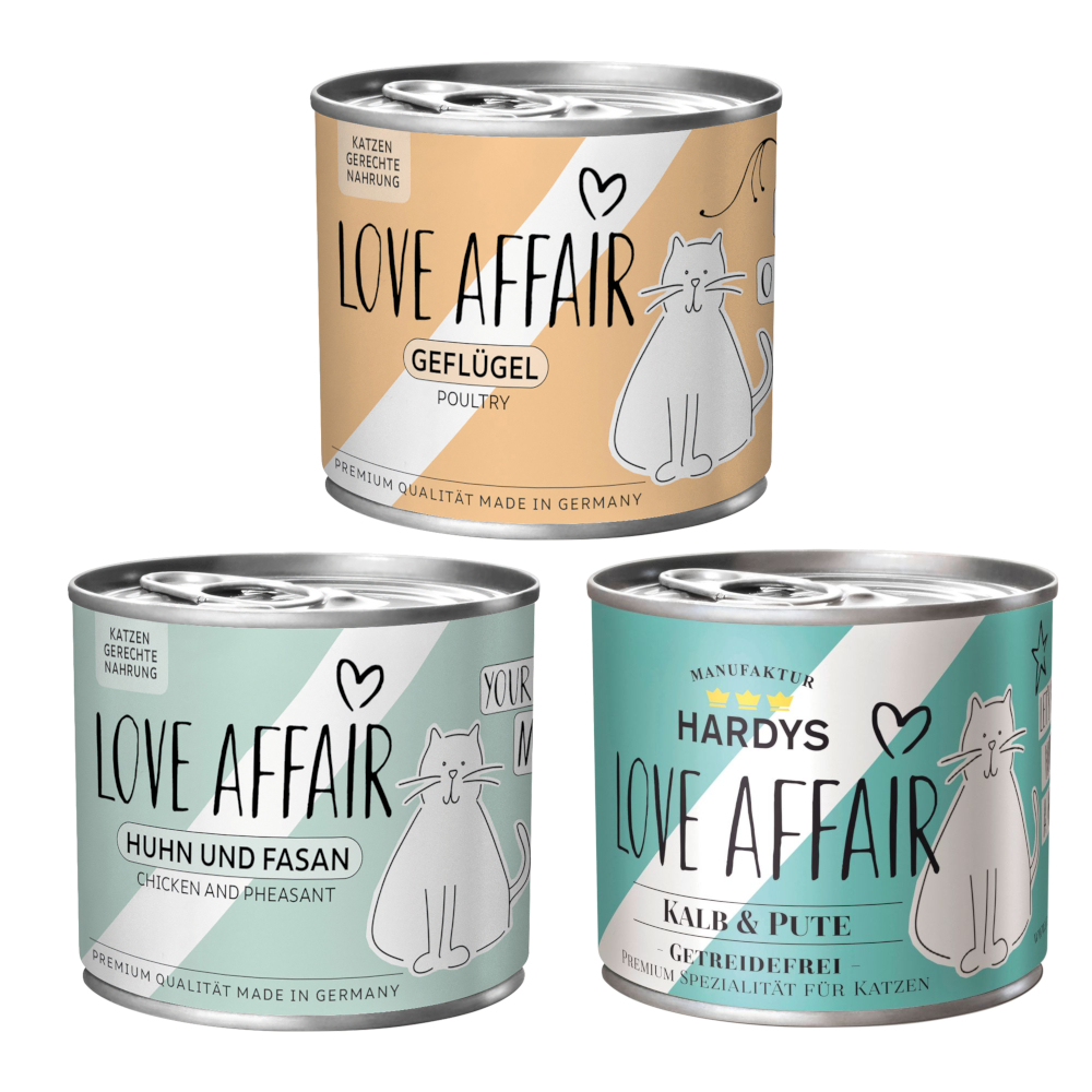 Hardys LOVE AFFAIR 6 x 200 g / 185 g - Mixpaket (3 Sorten, 6 x 200 g) von Hardys LOVE AFFAIR
