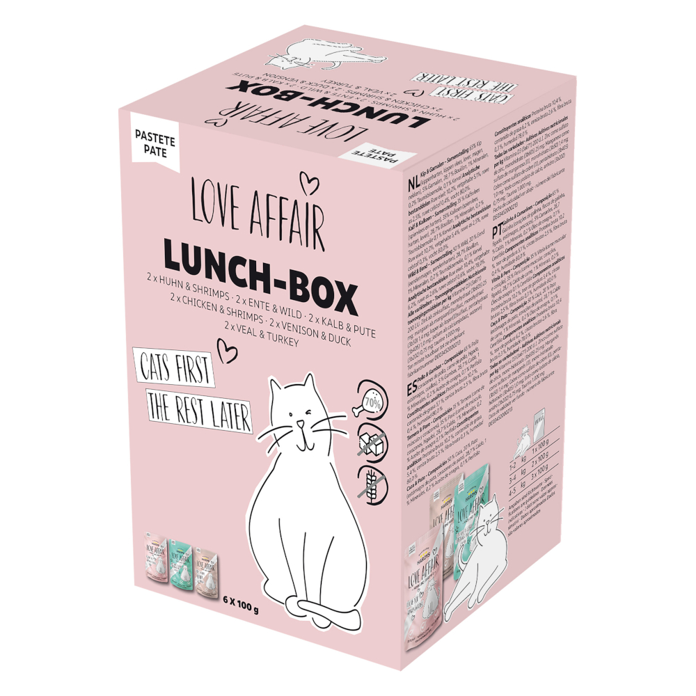 Hardys LOVE AFFAIR Lunchbox 6 x 100 g - Mixpaket (3 Sorten) von Hardys LOVE AFFAIR