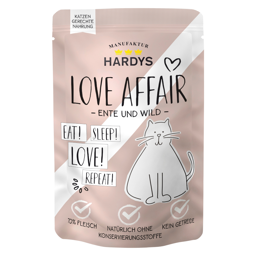 Sparpaket Hardys LOVE AFFAIR 24 x 100 g - Ente & Wild Sparpaket Hardys LOVE AFFAIR 24 x 100 g - Ente & Wild von Hardys LOVE AFFAIR