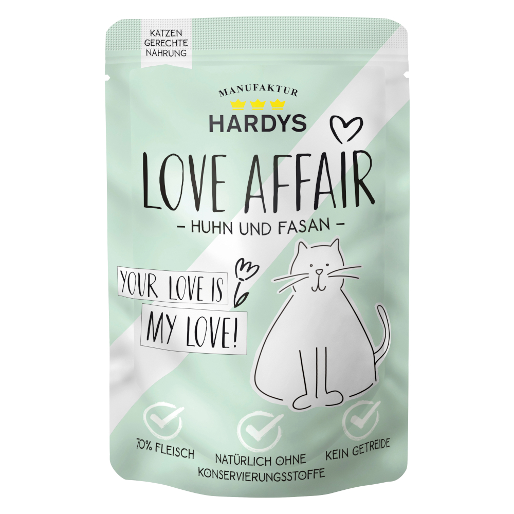 Sparpaket Hardys LOVE AFFAIR 24 x 100 g - Huhn & Fasan Sparpaket Hardys LOVE AFFAIR 24 x 100 g - Huhn & Fasan von Hardys LOVE AFFAIR