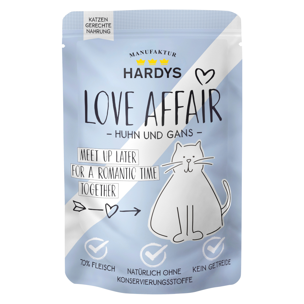 Sparpaket Hardys LOVE AFFAIR 24 x 100 g - Huhn & Gans Sparpaket Hardys LOVE AFFAIR 24 x 100 g - Huhn & Gans von Hardys LOVE AFFAIR