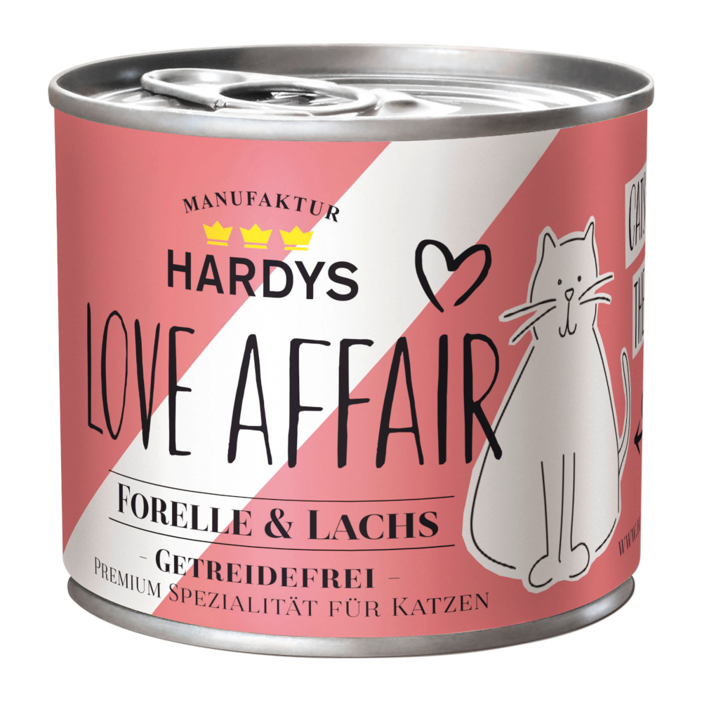 Sparpaket Hardys LOVE AFFAIR 24 x 200 g / 185 g - Lachs & Forelle (24 x 185 g) von Hardys LOVE AFFAIR