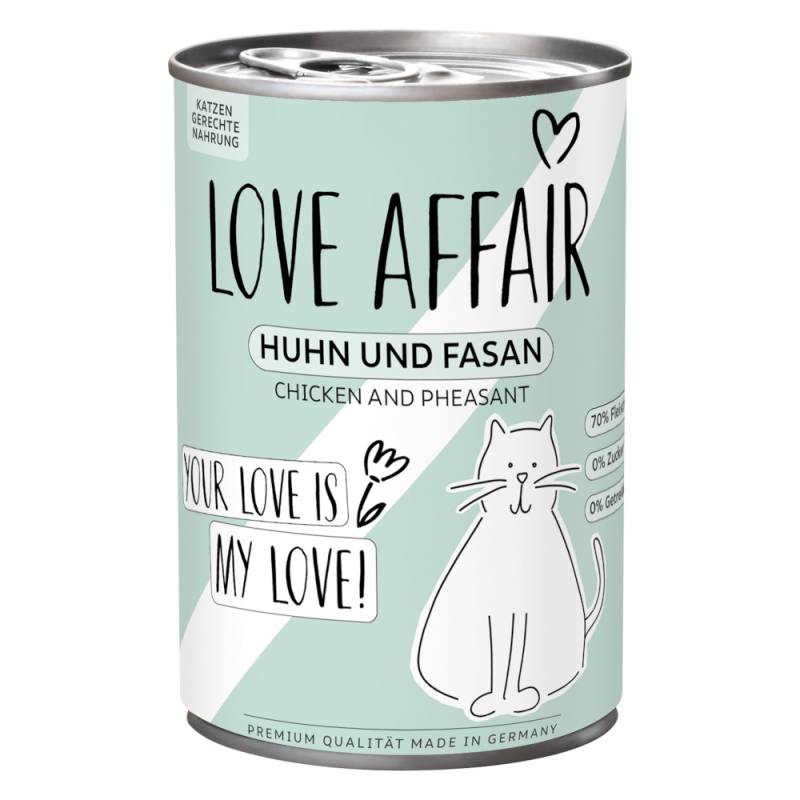 Sparpaket: Hardys LOVE AFFAIR 24 x 400 g - Huhn & Fasan von Hardys LOVE AFFAIR