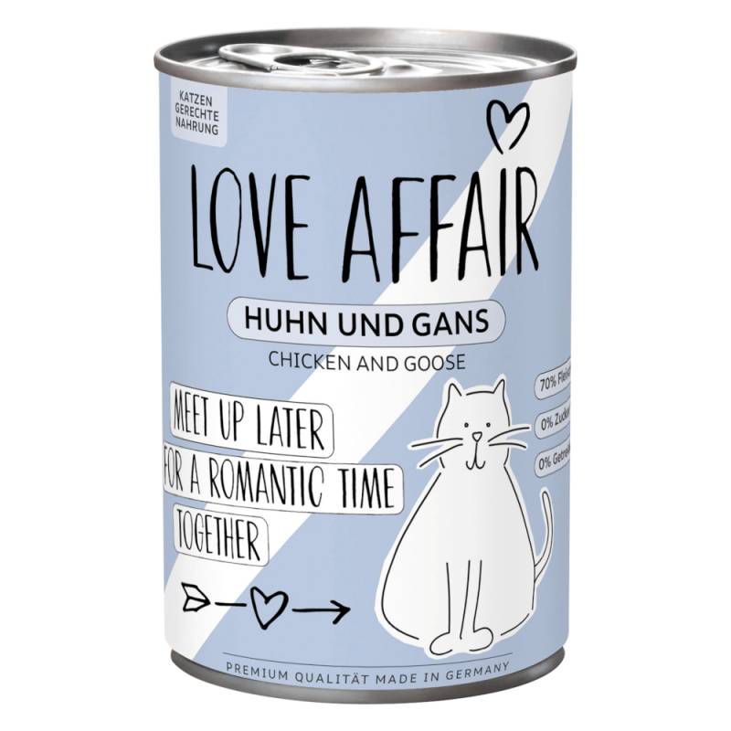 Sparpaket: Hardys LOVE AFFAIR 24 x 400 g - Huhn & Gans von Hardys LOVE AFFAIR