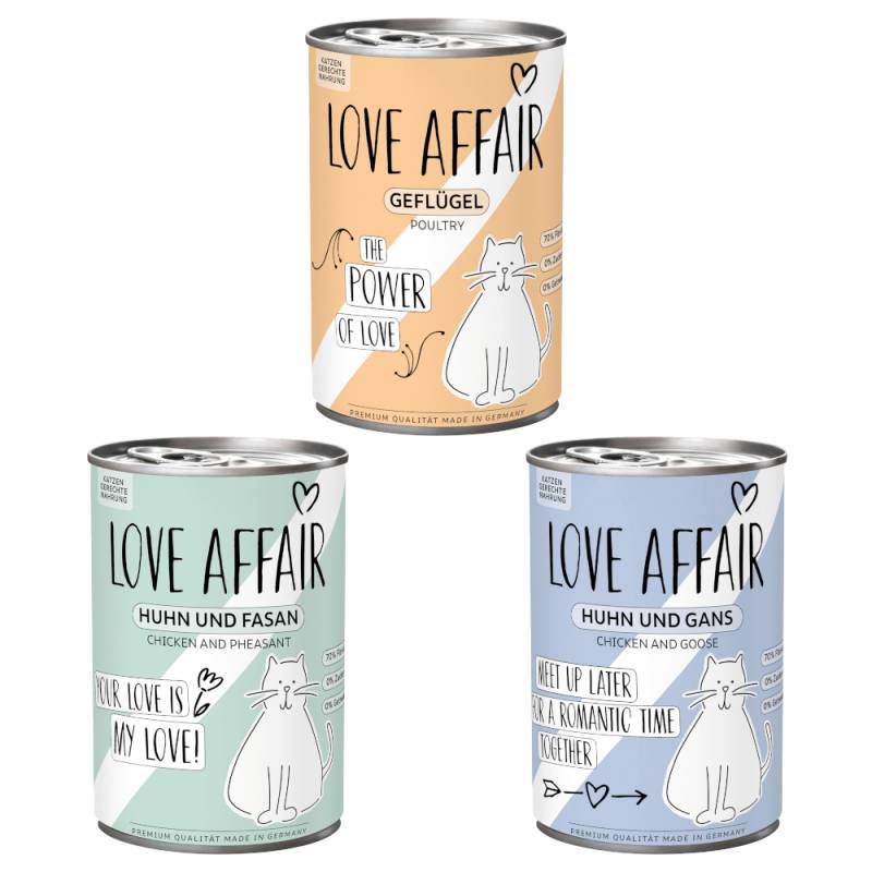Sparpaket: Hardys LOVE AFFAIR 24 x 400 g - Mixpaket (3 Sorten) von Hardys LOVE AFFAIR