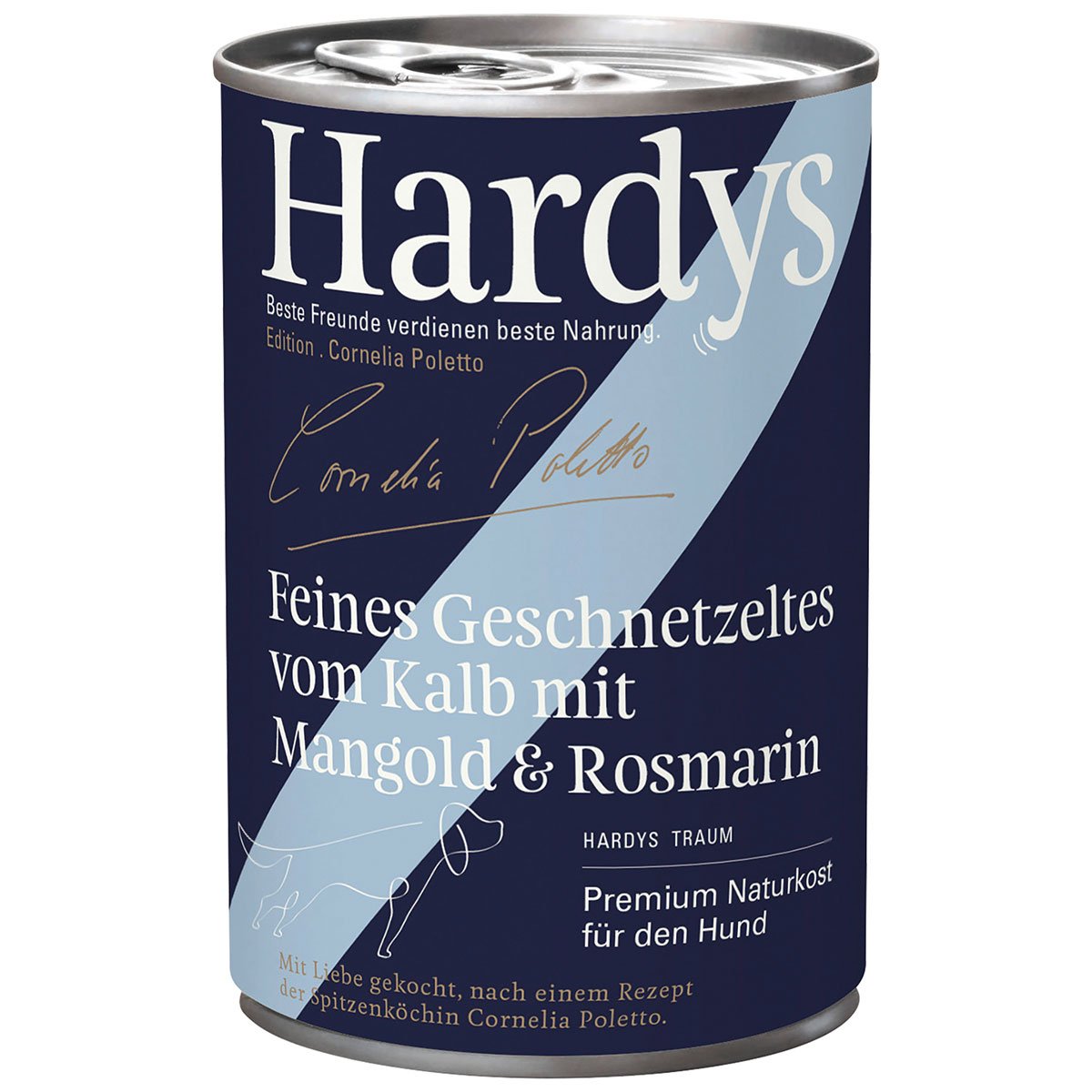 Hardys Ed. Cornelia Poletto Feines Geschnetzeltes vom Kalb mit Mangold & Rosmarin 6x400g von Hardys