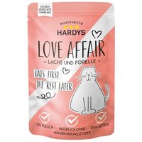 Hardys Love Affair Nassfutter Katze Lachs und Forelle 12x100 g von Hardys