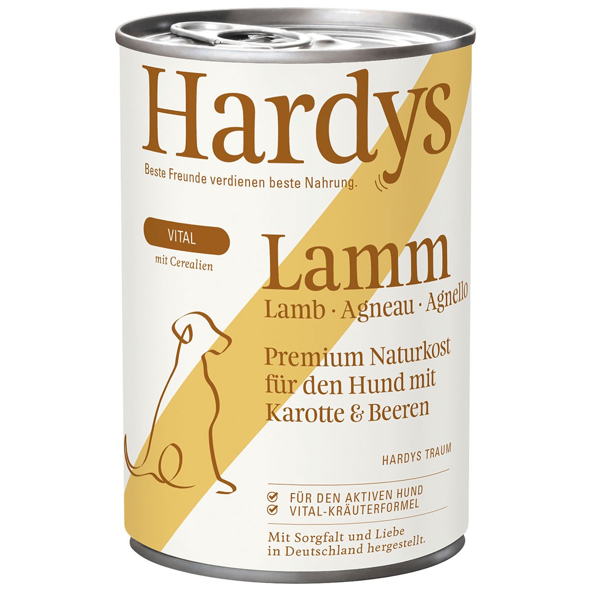 Hardys VITAL Lamm mit Karotte & Beeren 6x400g von Hardys